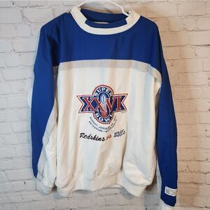 Men's Vintage Logo 7 NFL "Super Bowl XXVI" puffy sweater, size XL